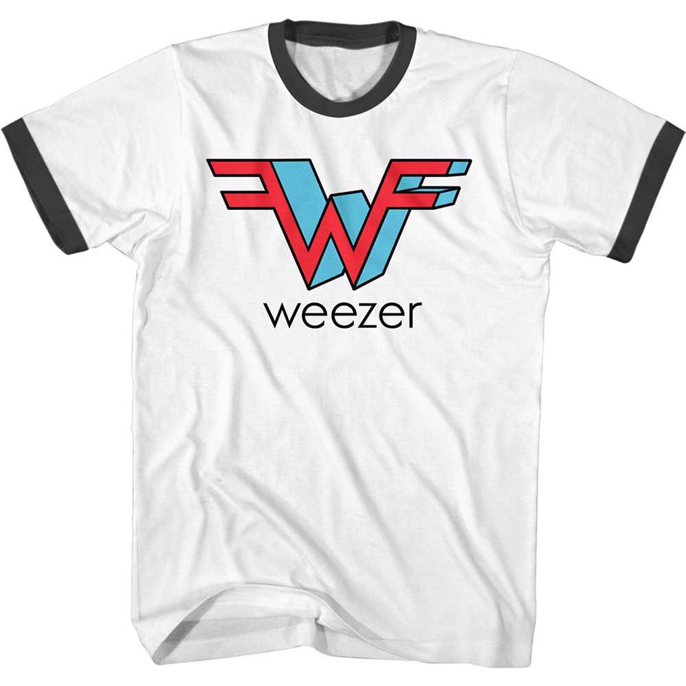 Weezer 3D W Official Ringer T-Shirt