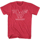 Weezer Whata Weezer Official Heather T-Shirt Medium *Sale