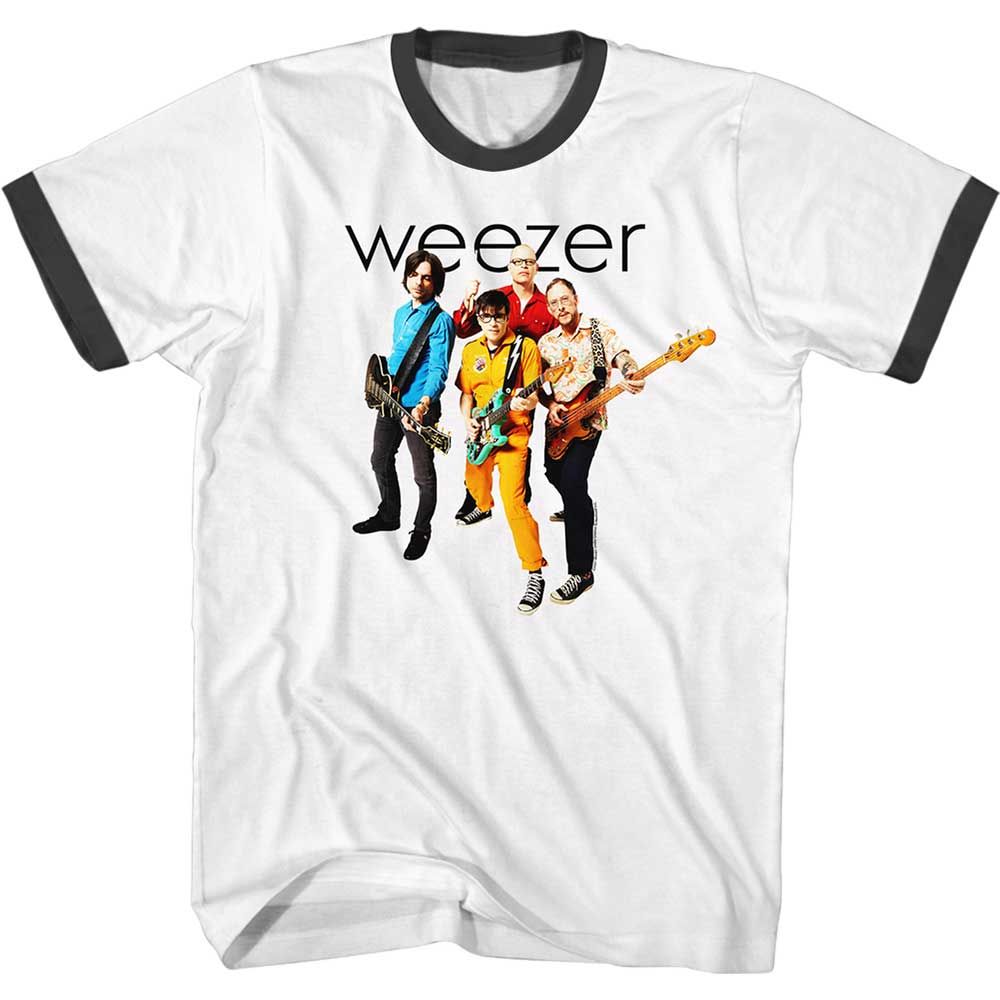 Weezer The Band Official Ringer T-Shirt