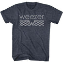 Weezer Checkered Official Heather T-Shirt