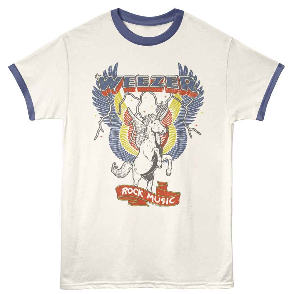 Weezer Pegasus Official Ringer T-Shirt