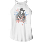 Whitney Houston Americana Official Ladies Sleeveless Rocker Tank