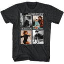 Whitney Houston Picture Blocks Official Heather T-Shirt