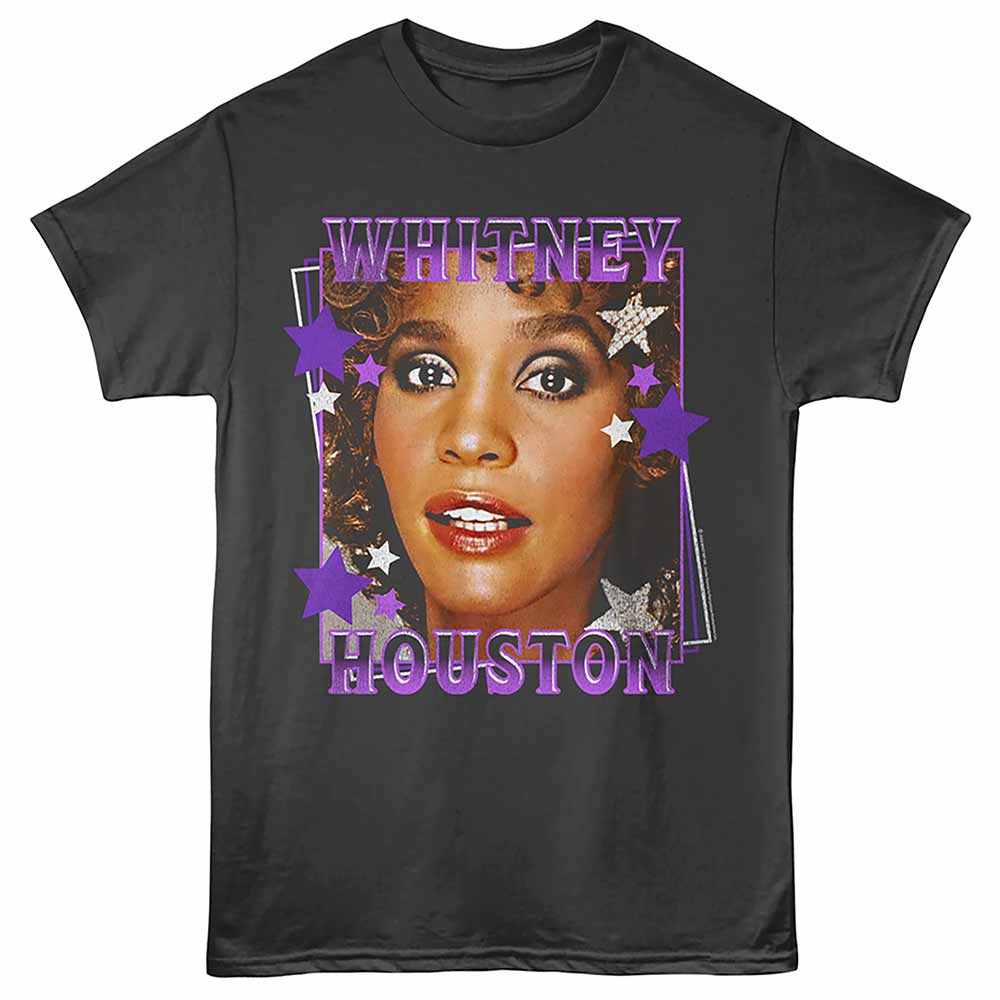 Whitney Houston Glamor Portrait Official T-Shirt