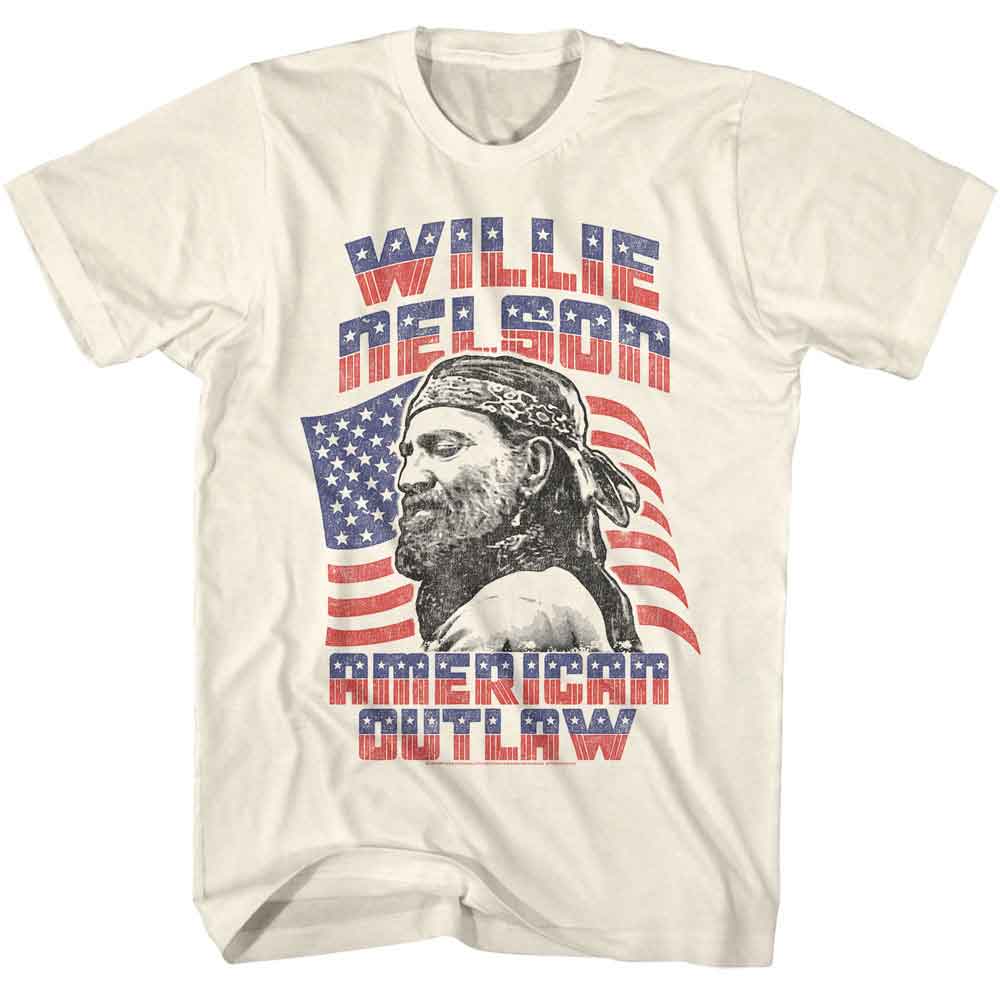 Willie Nelson American Outlaw Official T-Shirt