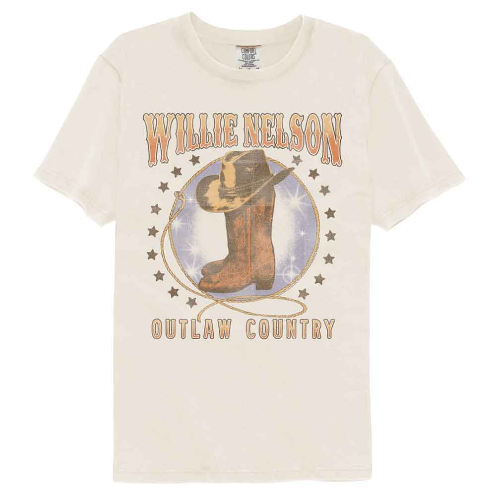 Willie Nelson Boots And Hat Official Comfort Color T-Shirt