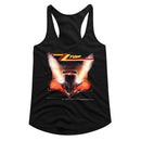 ZZ Top Eliminator Cover Official Ladies Racerback Shirt