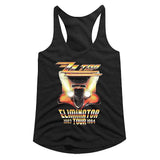 ZZ Top Eliminator Tour Official Ladies Racerback Shirt