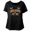ZZ Top Wrenches Official Ladies Dolman T-shirt