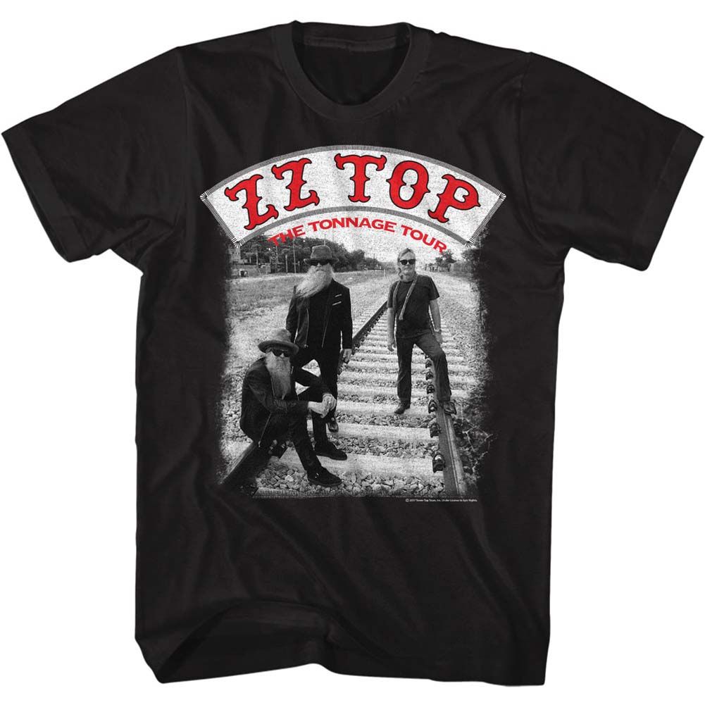 ZZ Top Tonnage Tour Official T-shirt