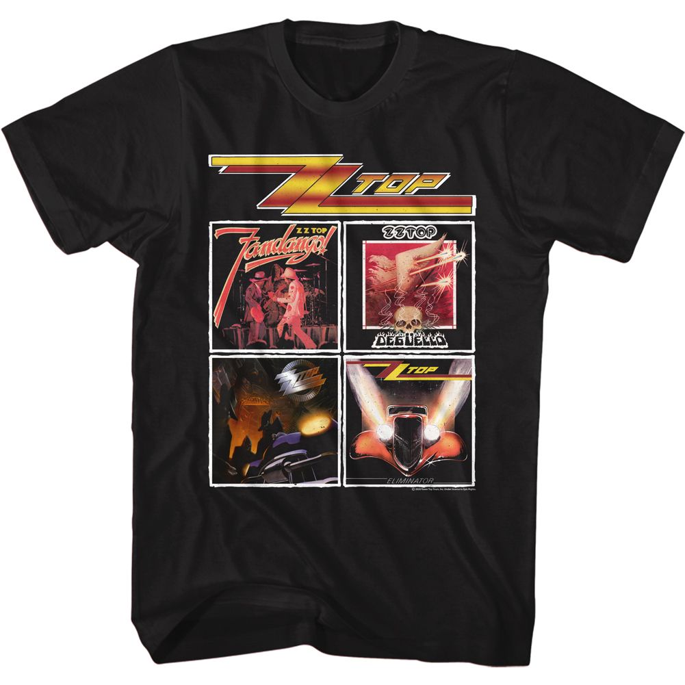 ZZ Top Albums Official T-shirt