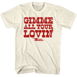 ZZ Top All Your Lovin Official T-shirt