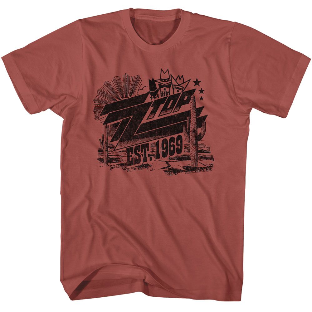 ZZ Top Est 1969 Official T-shirt