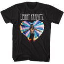 Lenny Kravitz Multicolor Heart Official T-Shirt