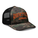 Rockteez Apparel Camouflage Trucker Hat Orange