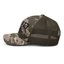 Rockteez Apparel Camouflage Trucker Hat Black