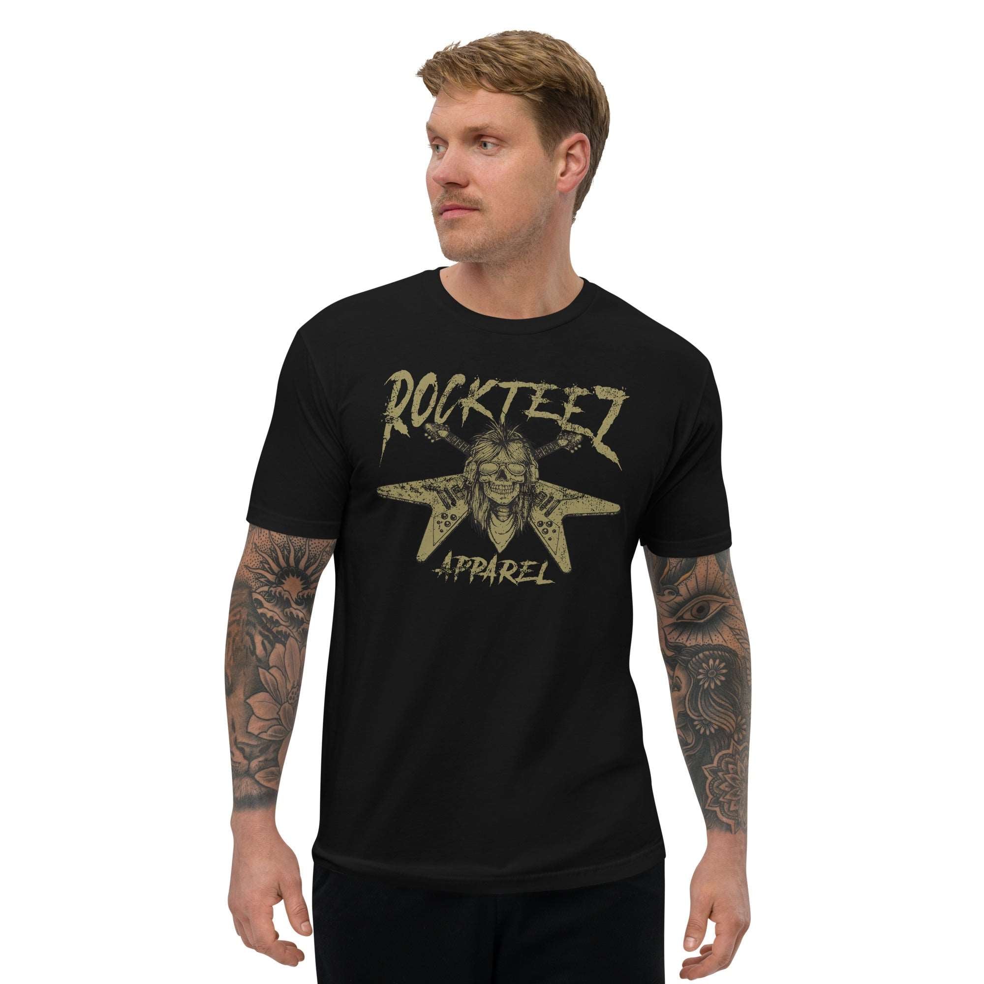 Rockteez Apparel Monocolor Logo Fitted T-Shirt