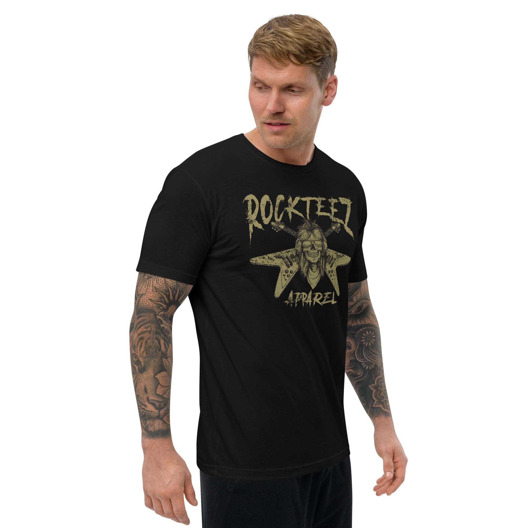 Rockteez Apparel Monocolor Logo Fitted T-Shirt