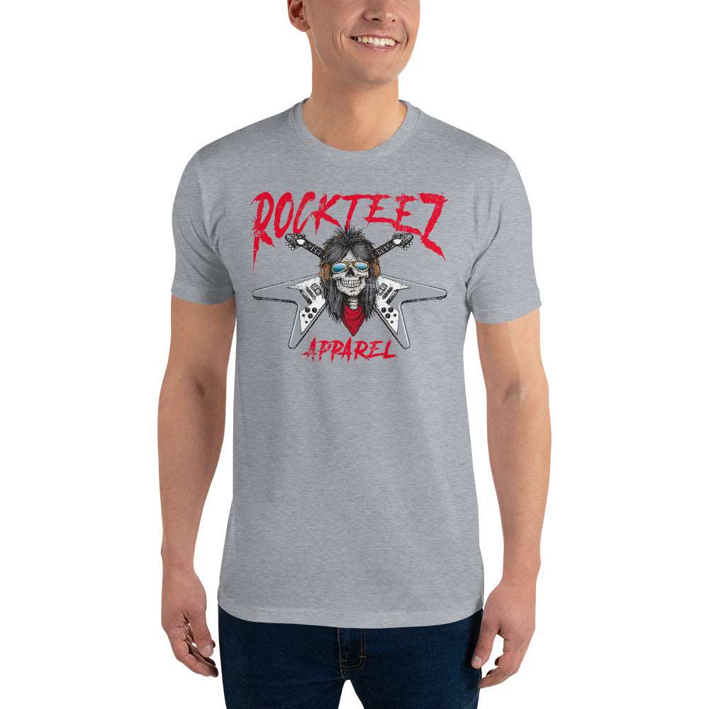 Rockteez Apparel Color Logo Fitted T-Shirt