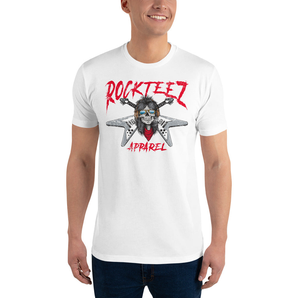 Rockteez Apparel Color Logo Fitted T-Shirt