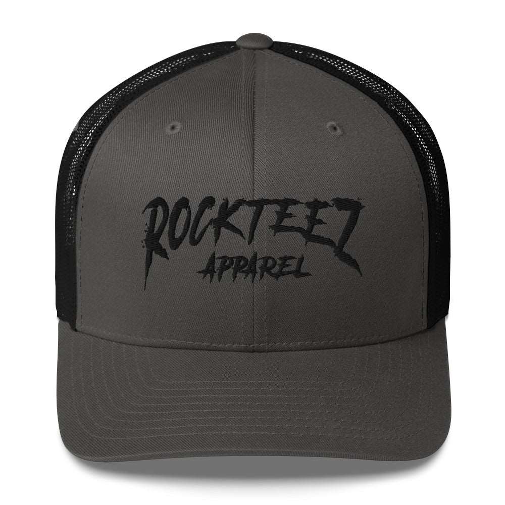 Rockteez Apparel Black Out Trucker Cap