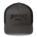 Rockteez Apparel Black Out Trucker Cap