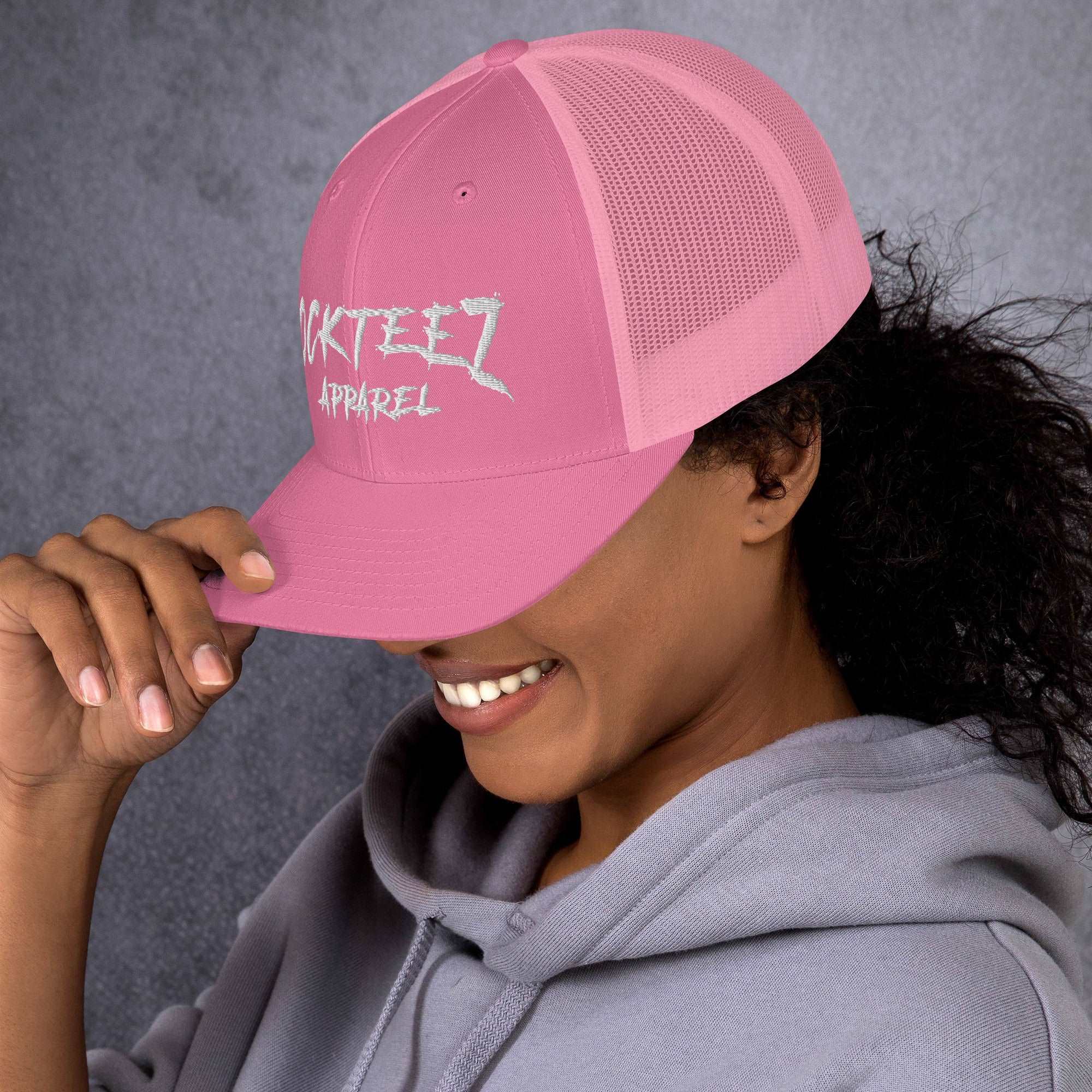 Rockteez Apparel Pink Trucker Cap