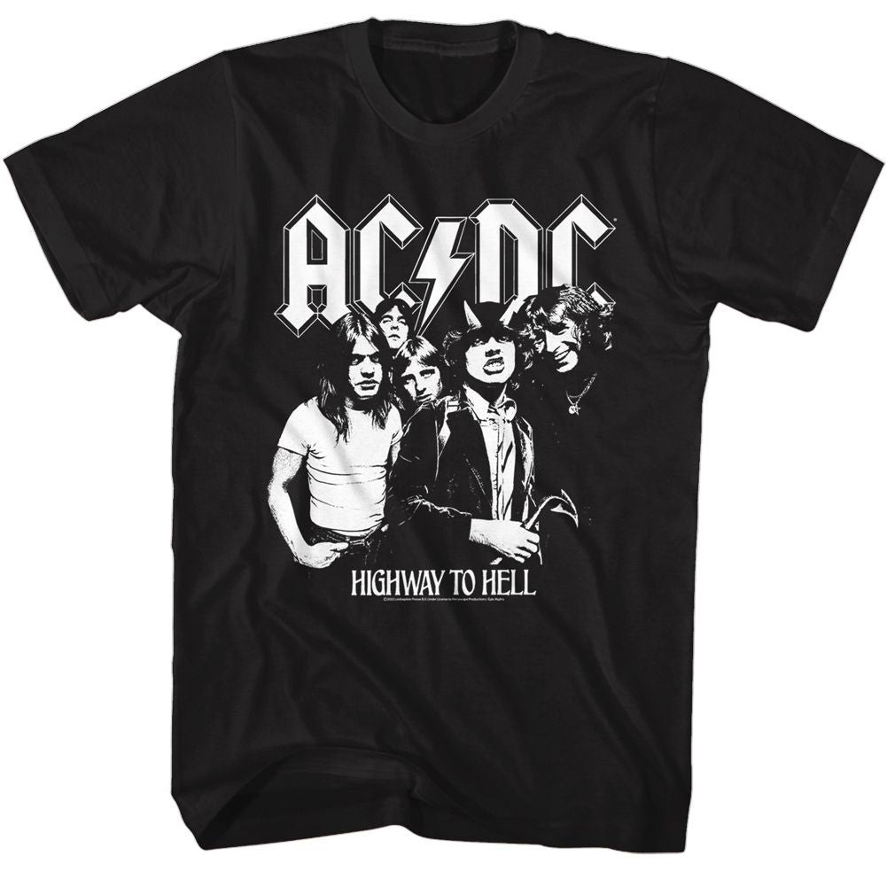AC/DC BW Highway Photo T-Shirt