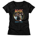 AC/DC Highway To Hell Tricolor Official Ladies T-Shirt