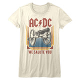 AC/DC Salute Official Ladies T-Shirt