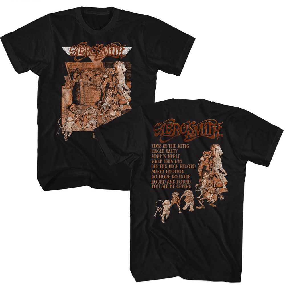 Aerosmith Toys In The Attic Cover Art Official T-Shirt