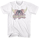 Aerosmith Faded Pinks Logo Official T-Shirt