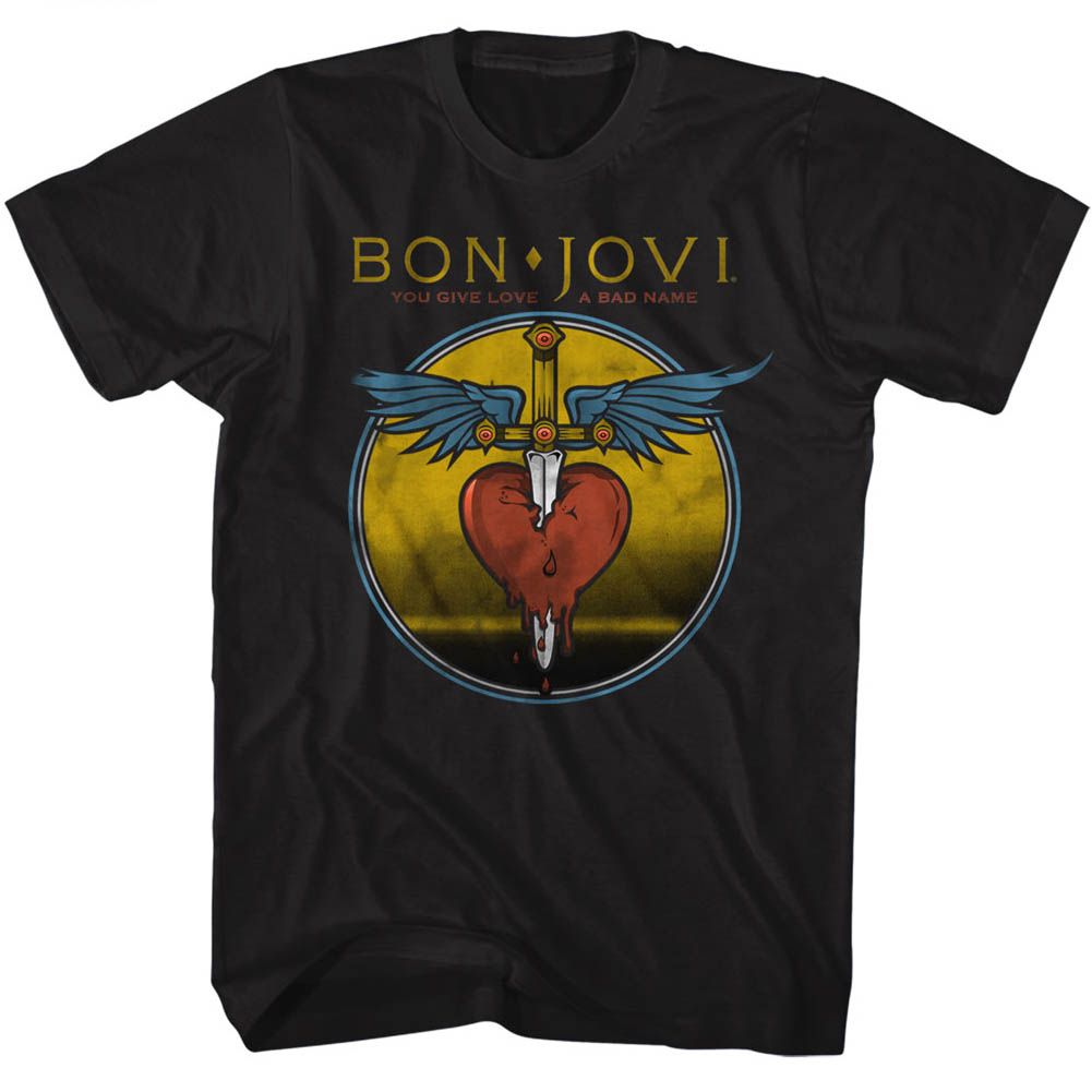 Bon Jovi Bad Name Official T-Shirt