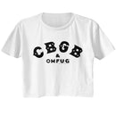 CBGB Black Logo Ladies Crop Top