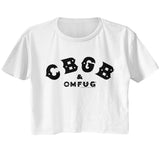 CBGB Black Logo Official Ladies Crop Top