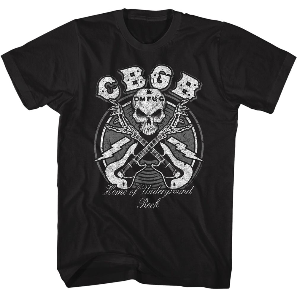 CBGB Skull Guitars T-Shirt