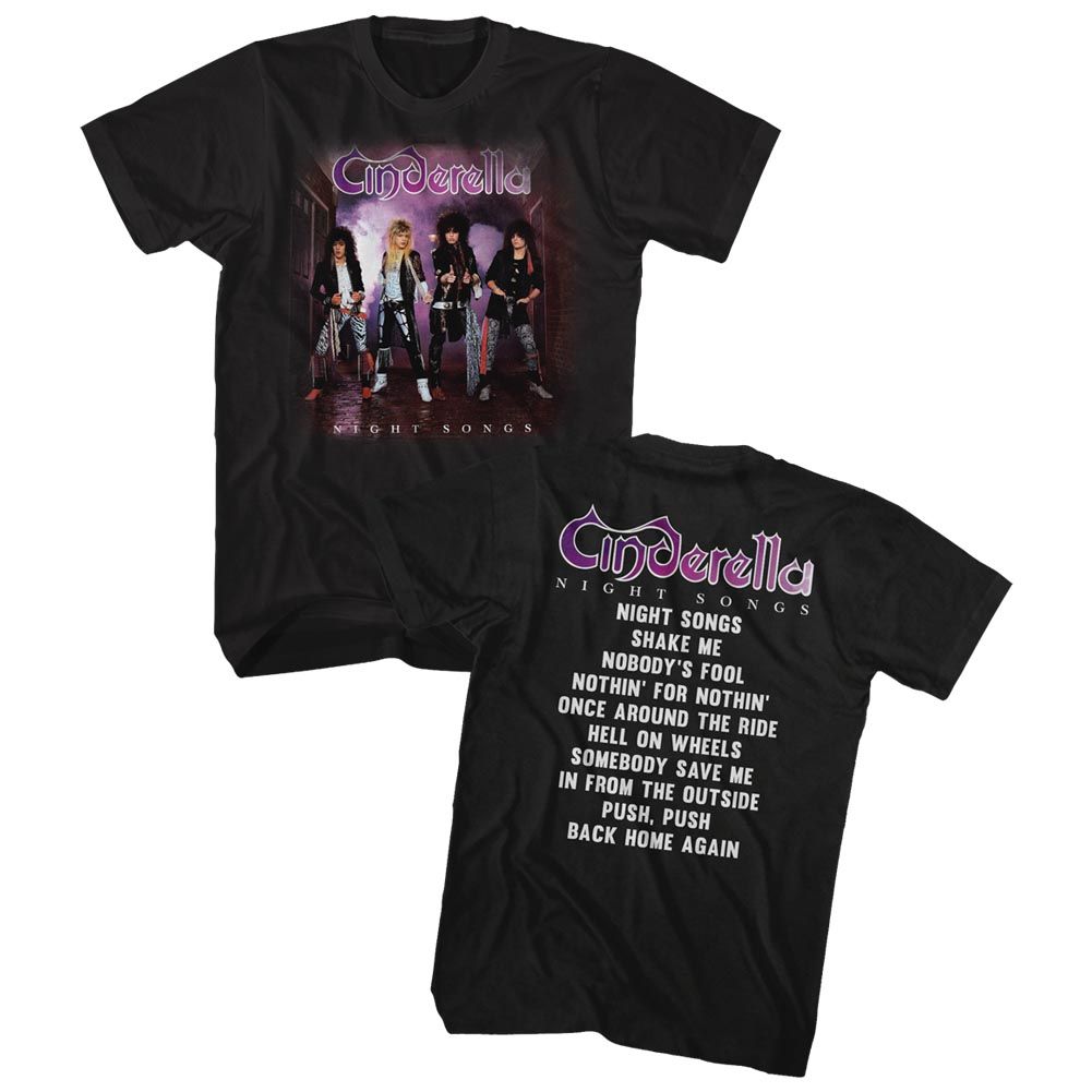 Cinderella Night Songs Album Cover T-Shirt