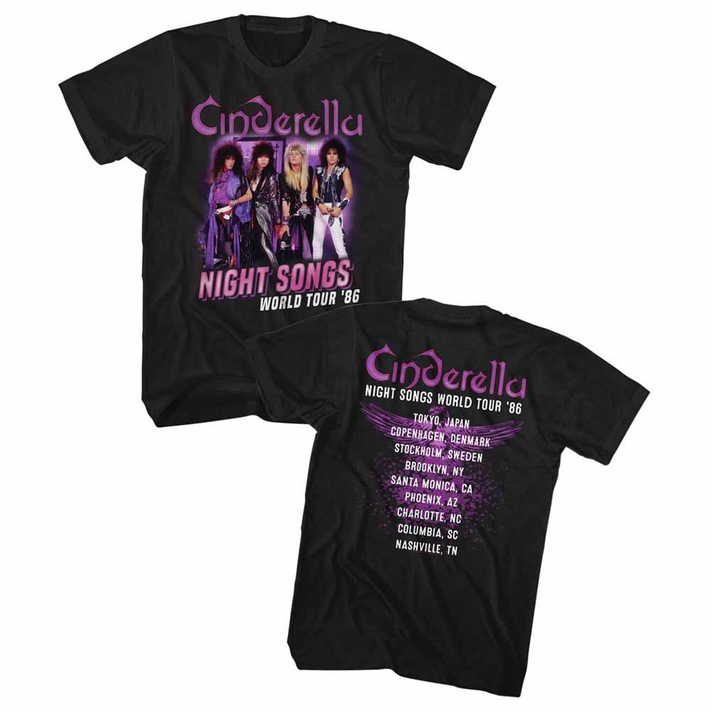 Cinderella Night Songs Tour Official T-Shirt