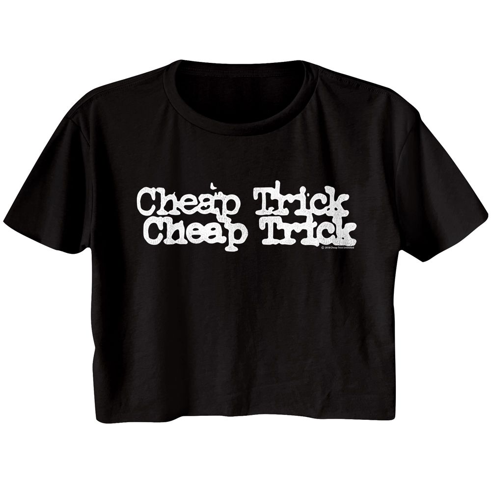 Cheap Trick Double Logo Festival Crop Top