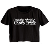 Cheap Trick Double Logo Festival Crop Top