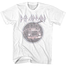 Def Leppard Faded Pink On Through The Night T-Shirt