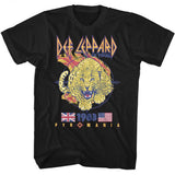 Def Leppard Pyromania US Tour Leopard Official T-Shirt