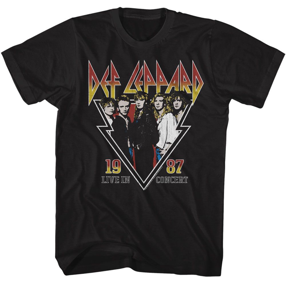 Def Leppard 1987 Live In Concert Official T-Shirt