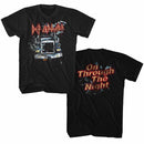 Def Leppard On Through The Night Two Sided T-Shirt