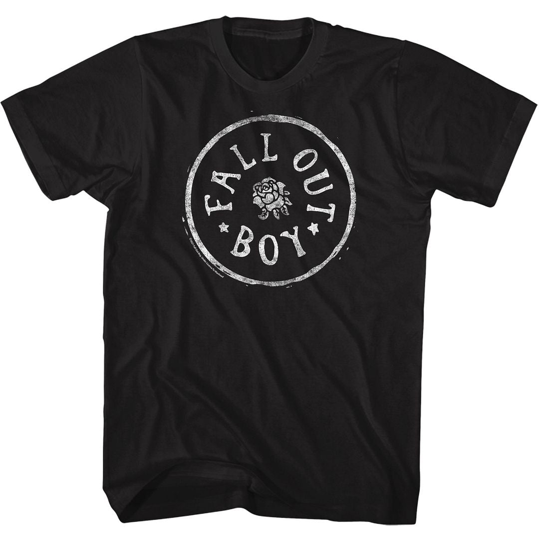 Fall Out Boy Circle Rose Official T-Shirt