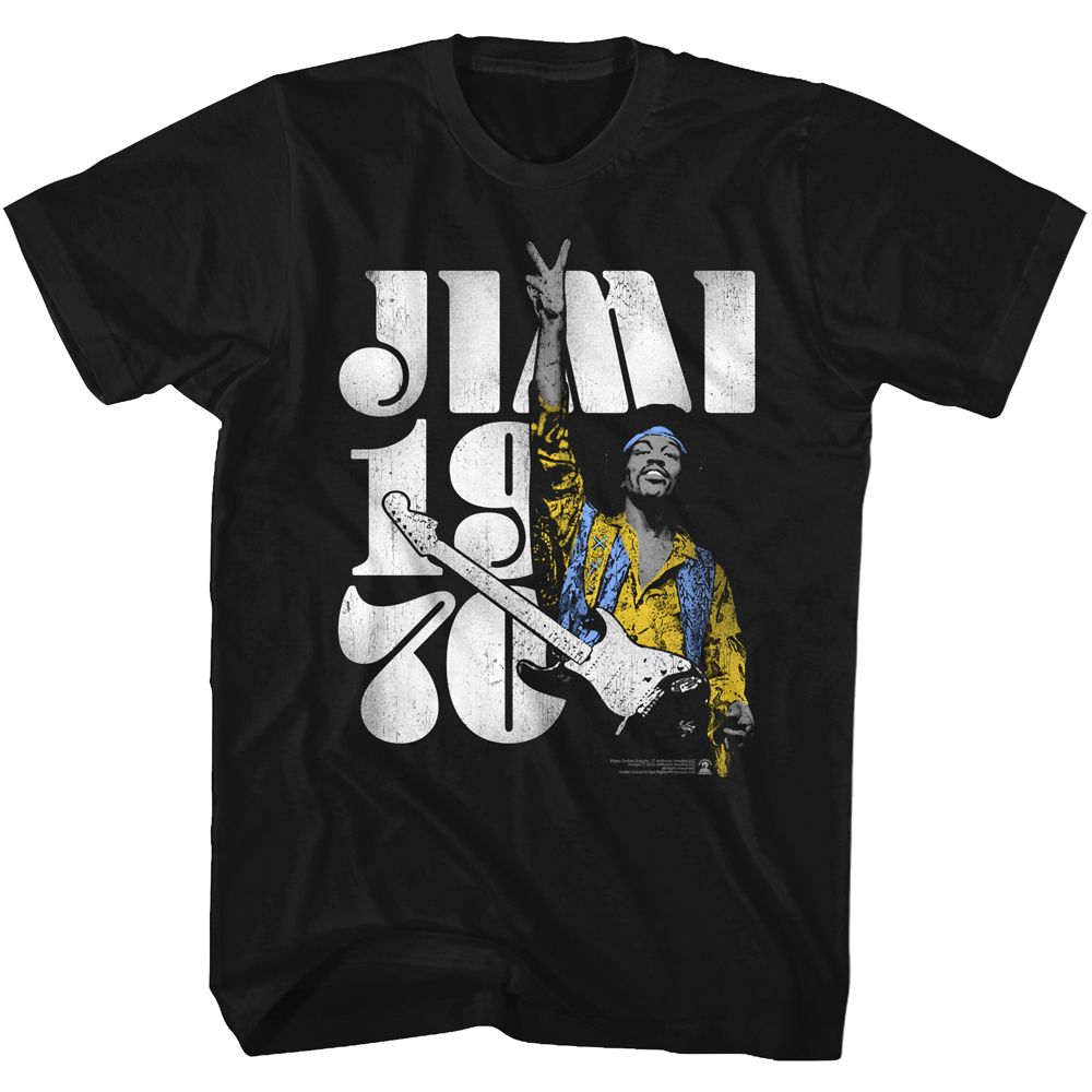 Jimi Hendrix Peace Jimi Official T-Shirt