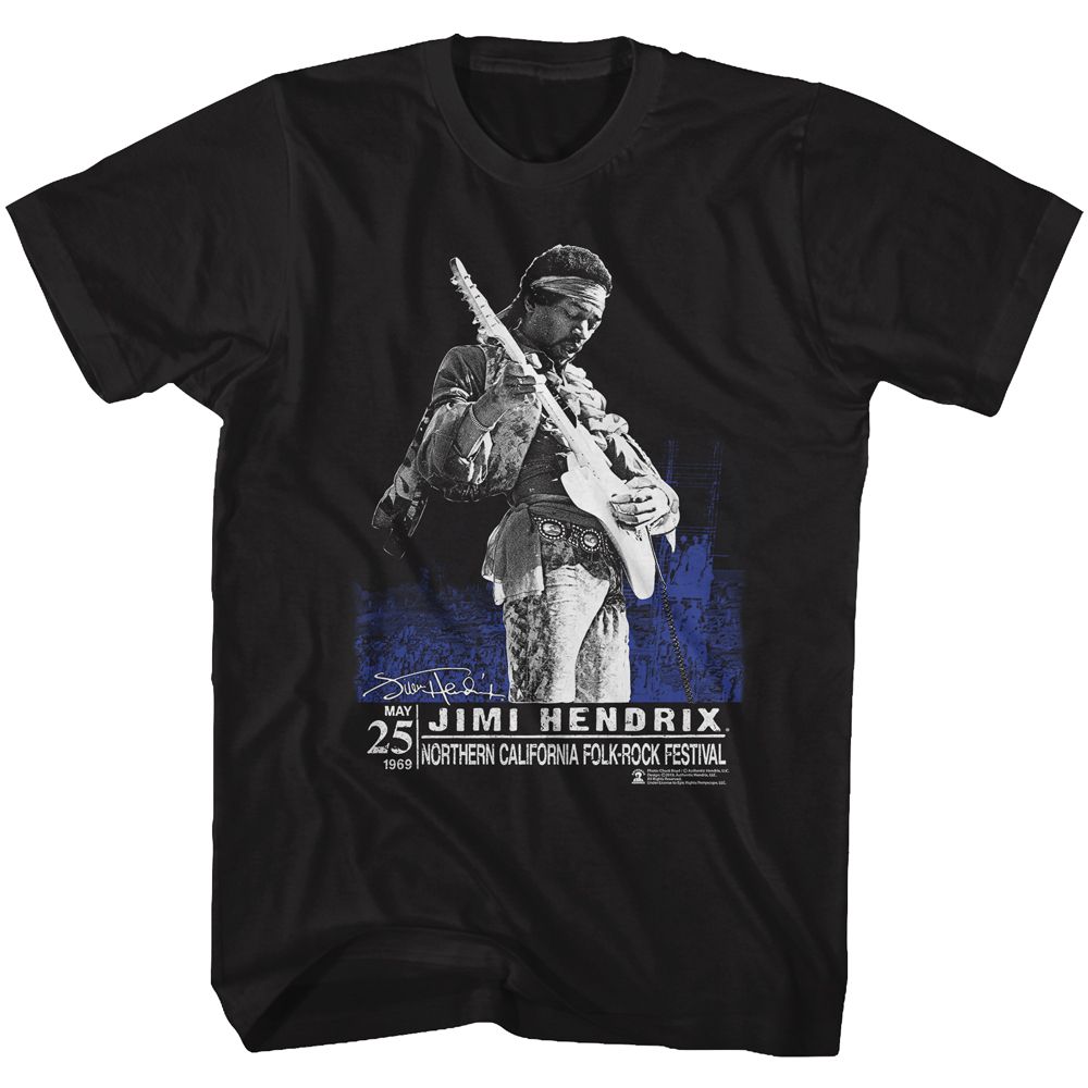 Jimi Hendrix Northern Cali Official T-Shirt