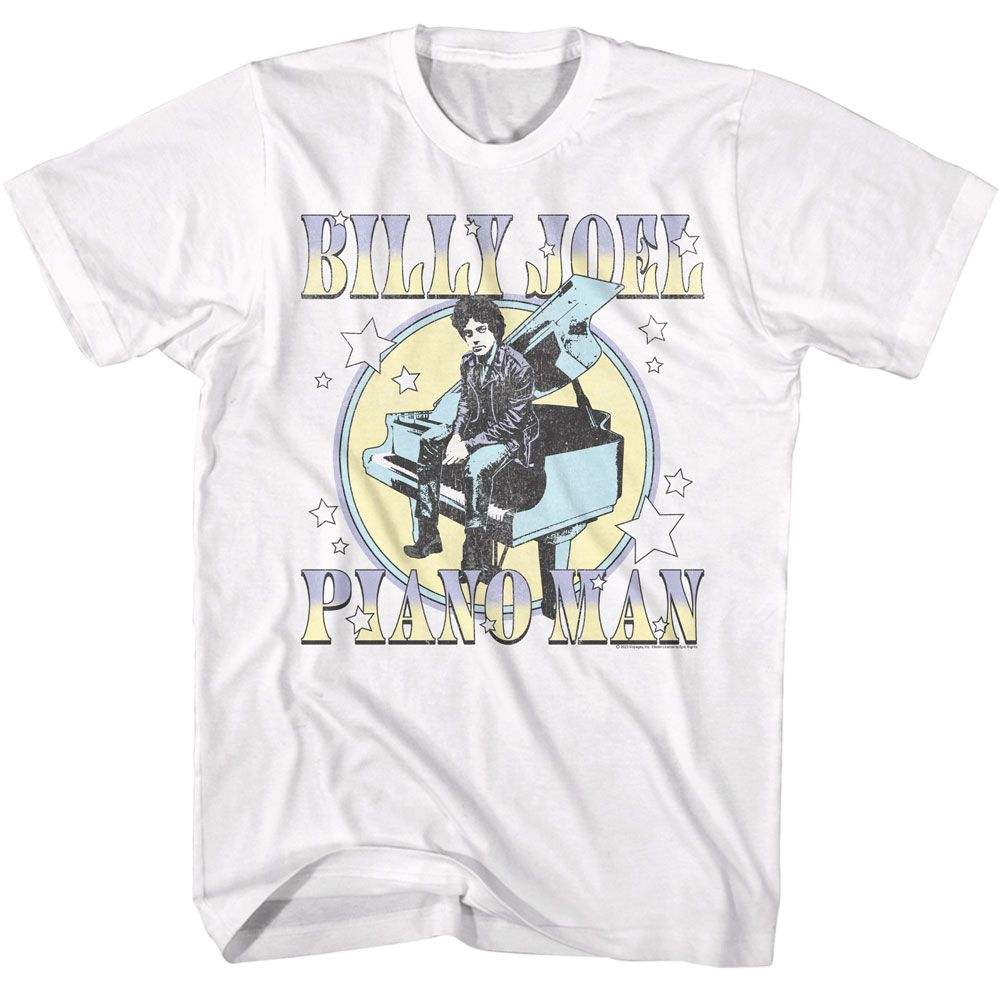 Billy Joel Piano Man Official T-Shirt