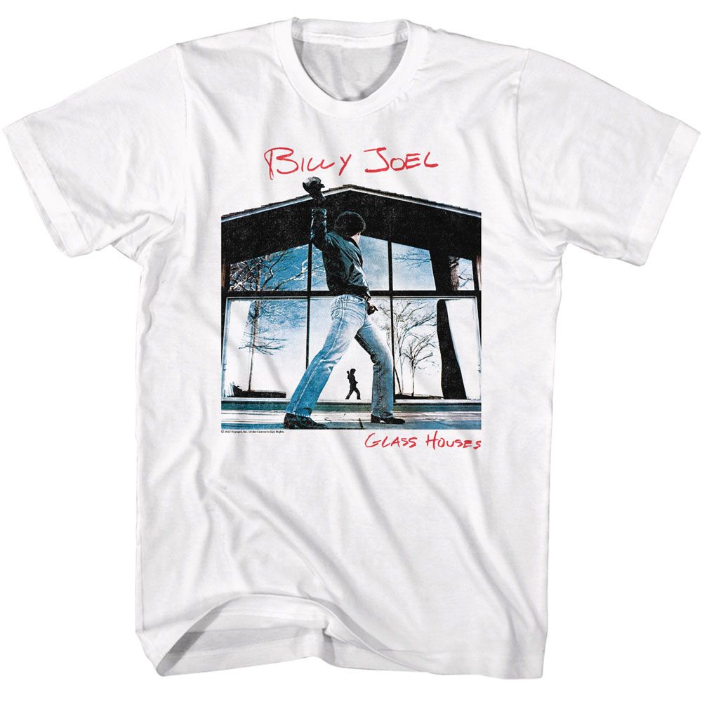 Billy Joel Glass Houses Cover Official T-Shirt