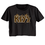Kiss Stars Official Ladies Crop Top